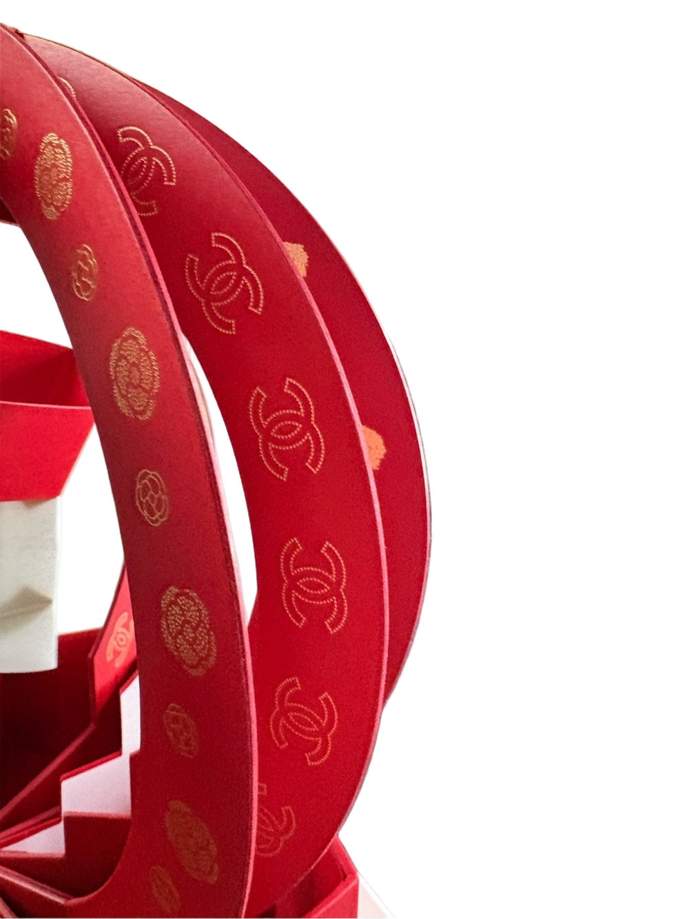 CHANEL Red Lantern Pop-Up Display CC Logo Holiday Decor Gift Set NWOT - Picture 5 of 7